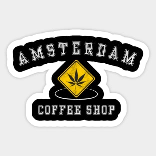 Amsterdam Coffee Shop Sticker
